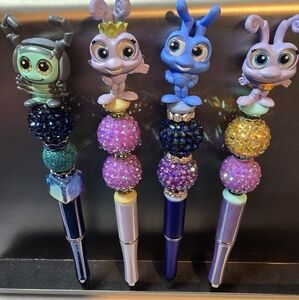 Disney A Bugs Life Doorables Beaded Pens Set